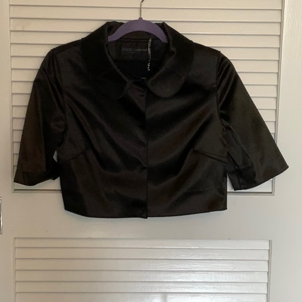 Dolce & Gabbana size 40 satin jacket